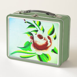 Design der Reisetasche aus Metall Metall Brotdose