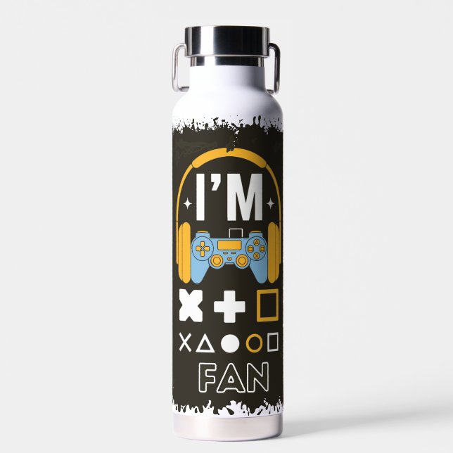 Design der Remote-Player-Konsole Trinkflasche (Vorne)