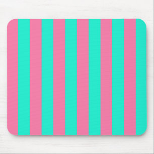 Design der rosa Minzgrün gestrichenen Streifen Mousepad