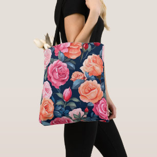 Design der rosa orangefarbenen Rose