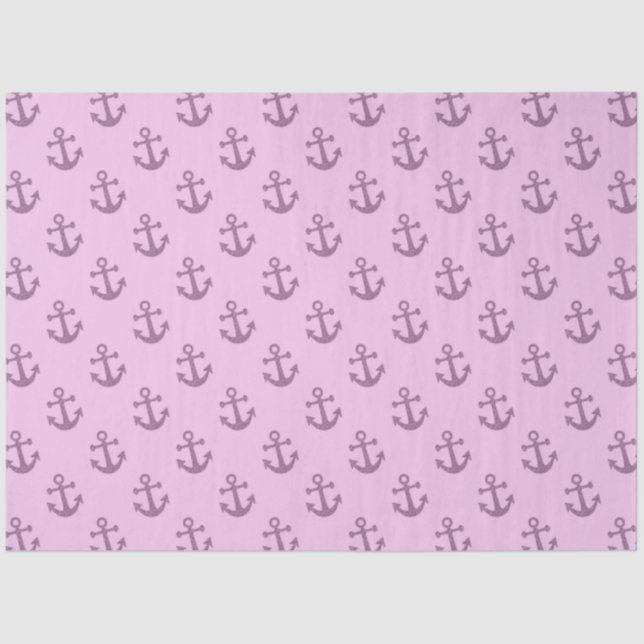 Design der rosa und blauen Wassermotorenreihe 16 Seidenpapier (Vorderseite)