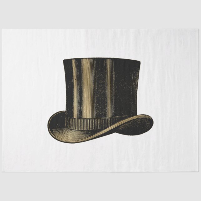 Design der rosa und goldenen Steampunk-Serie 13 Seidenpapier (Vorderseite)