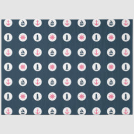 Design der rosa und schifffahrts-schienengebundene seidenpapier