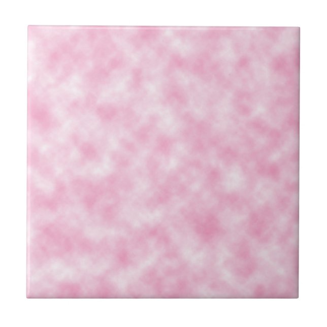 Design der rosa Wolken Fliese (Vorderseite)