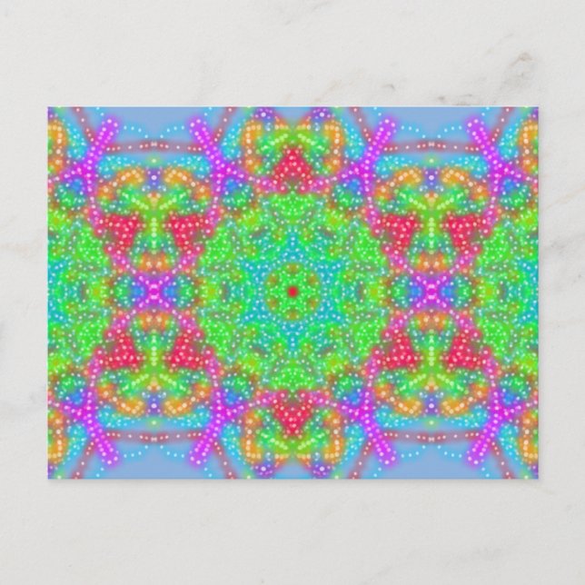 Design der Rose Postkarte (Vorderseite)