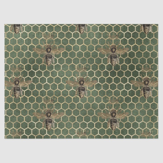 Design der rote Rose Bee Series 31 Seidenpapier (Vorderseite)