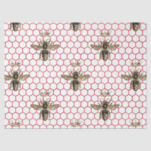 Design der rote Rose Bee Series 34 Seidenpapier