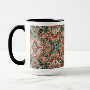 Design der roten Tone-Tile-Folientypen Tasse