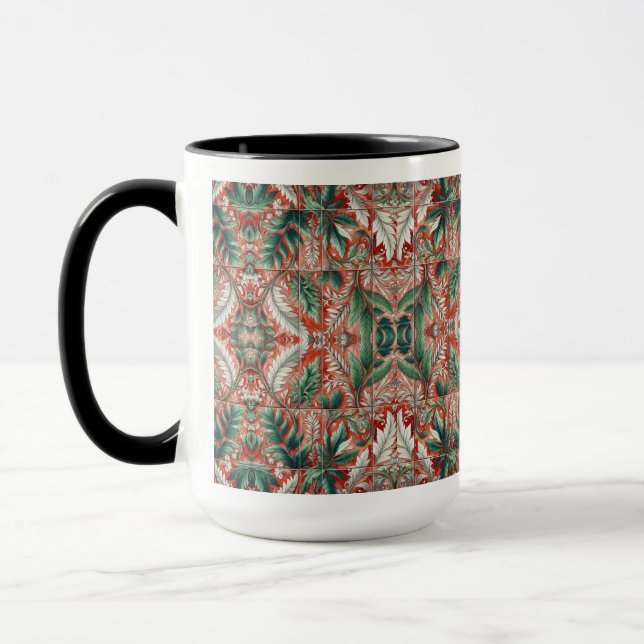 Design der roten Tone-Tile-Folientypen Tasse (Links)