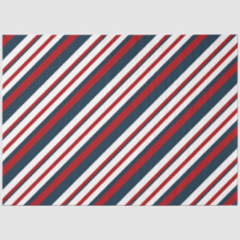 Design der roten und marinen nautischen Serie 13 Seidenpapier