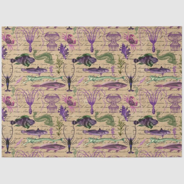 Design der Salt Witch Grimore Serie 17 Seidenpapier (Vorderseite)