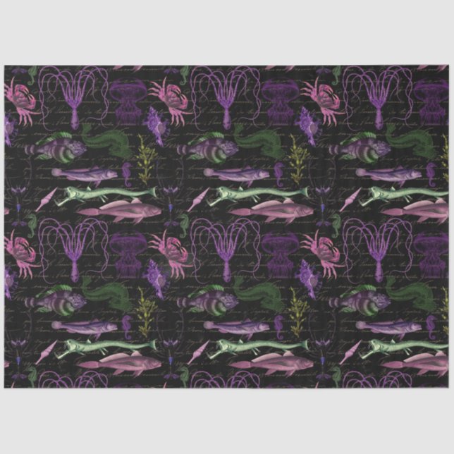 Design der Salt Witch Grimore Serie 19 Seidenpapier (Vorderseite)