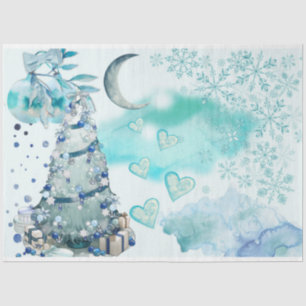 Design der Schneegeneration 2 Seidenpapier