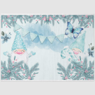 Design der Schneegeneration 6 Seidenpapier