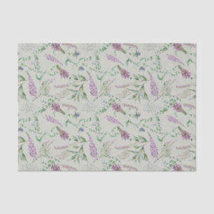Design der schottischen Serie Floral und Tartan 10 Seidenpapier