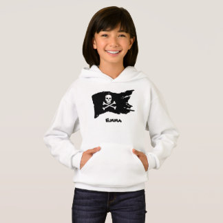 Design der schwarzen Piratenflagge Hoodie