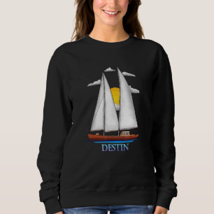 Design der Seefahrer an der Küste Sweatshirt