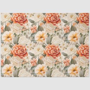 Design der Serie "Fall Floral" 8 Seidenpapier