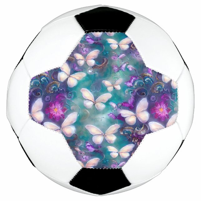 Design der Serie "Mystic Butterfly" 1 Fußball (Vorderseite)