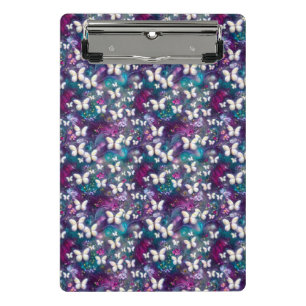Design der Serie "Mystic Butterfly" 5 Mini Klemmbrett