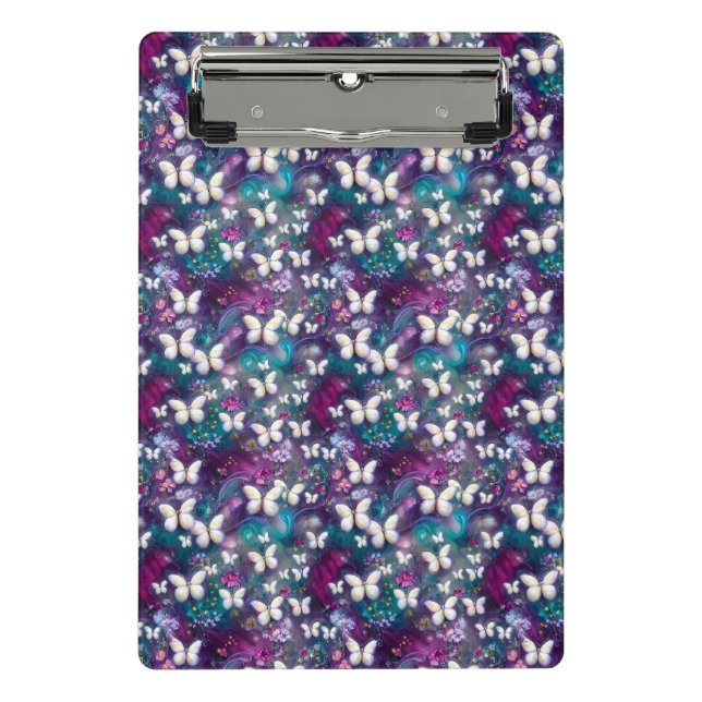 Design der Serie "Mystic Butterfly" 5 Mini Klemmbrett (Vorderseite)