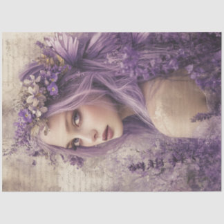 Design der Serie "Mystical Lavendel" #3 Seidenpapier