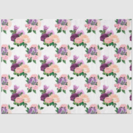 Design der Serie Peach, Pink und Lavender 4 Seidenpapier