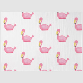 Design der Serie Tropical Flamingo 5 Seidenpapier