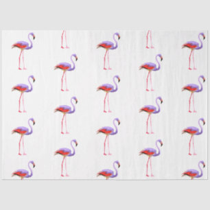 Design der Serie Watercolor Flamingo 7 Seidenpapier