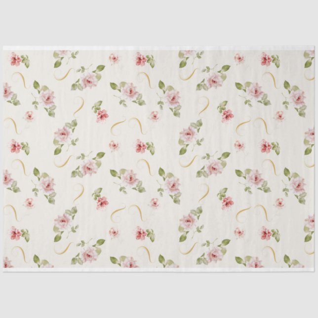 Design der Shabby Chic Writing Series 7 Seidenpapier (Vorderseite)