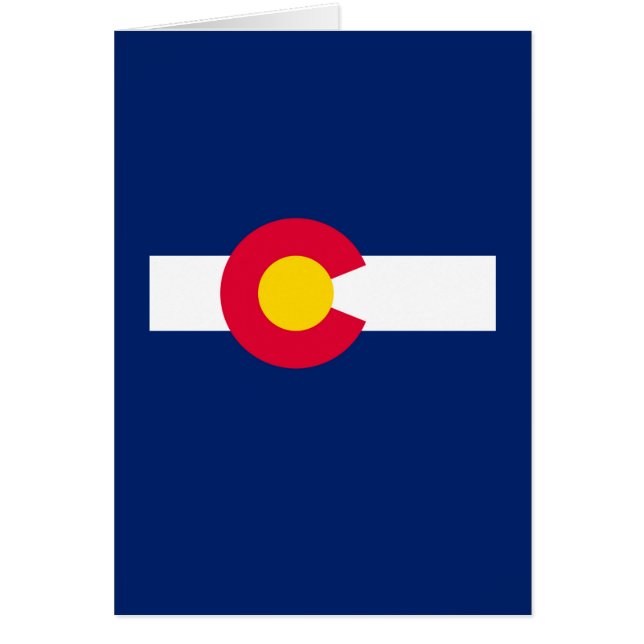 Design der Staatsflagge Colorado (Vorne)