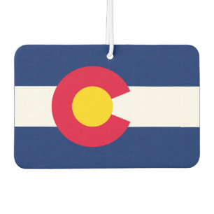 Design der Staatsflagge Colorado Autolufterfrischer