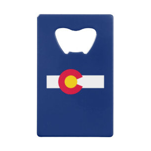Design der Staatsflagge Colorado Geldkarten Flaschenöffner