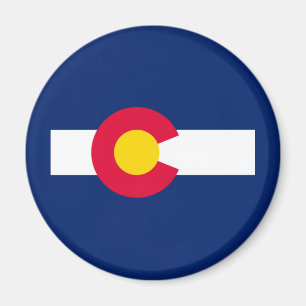 Design der Staatsflagge Colorado Magnet
