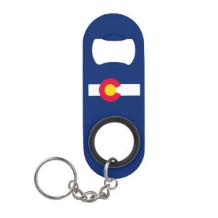 Design der Staatsflagge Colorado Schlüsselanhängerflaschenöffner