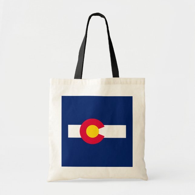 Design der Staatsflagge Colorado Tragetasche (Vorne)