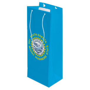 Design der Staatsflagge Süd-Dakota Geschenktüte Für Weinflaschen