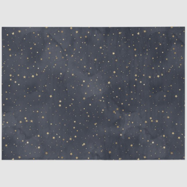 Design der Sternenabendreihe 4 Seidenpapier (Vorderseite)