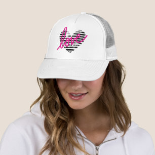 Design der Strickherz-Liebe Truckerkappe