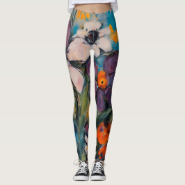 Design der Summer Blume Leggings