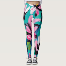 Design der Summer Blume Leggings