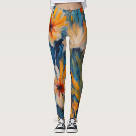 Design der Summer Blume Leggings