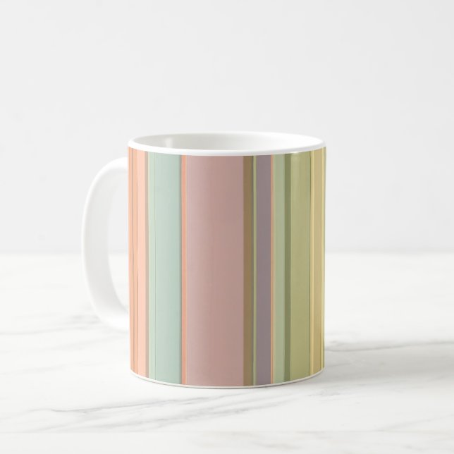 Design der Tasse für Abstraktes Checkout-Muster in (Vorderseite Links)
