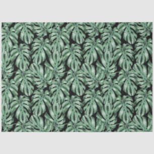 Design der tropischen Animal Print & Greenery-Seri Seidenpapier