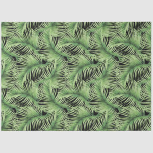 Design der tropischen Animal Print & Greenery Seri Seidenpapier