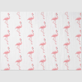 Design der tropischen Flamingo-Serie 14 Seidenpapier