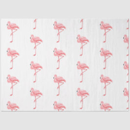 Design der tropischen Flamingo-Serie 16 Seidenpapier