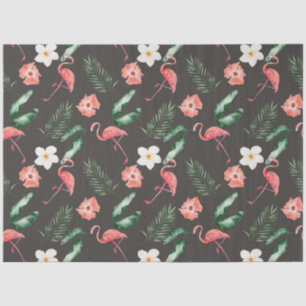 Design der tropischen Flamingo-Serie 18 Seidenpapier