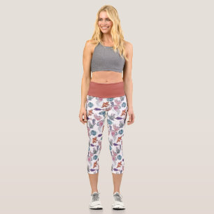 Design der Unterwasserfarben-Reihe 2 Capri Leggings