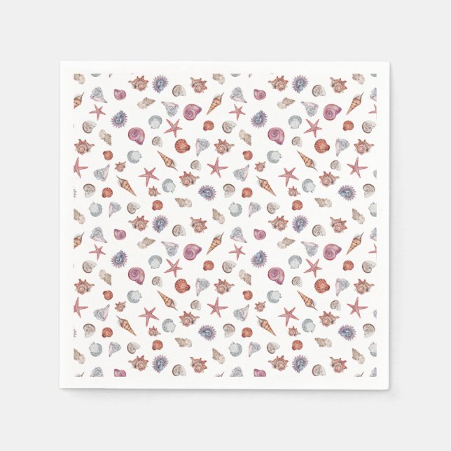 Design der Unterwasserfarben-Reihe 4 Serviette (Vorderseite)